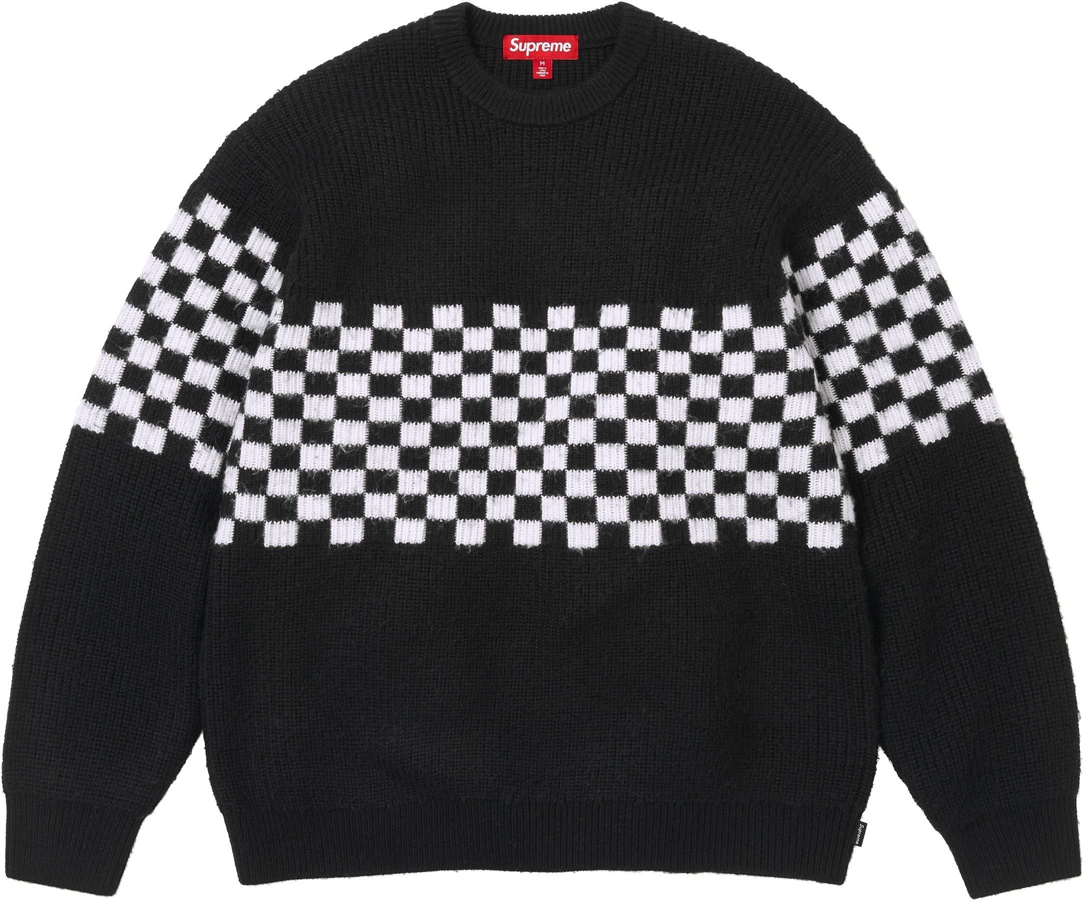 Checkerboard Pilled Sweater view 5